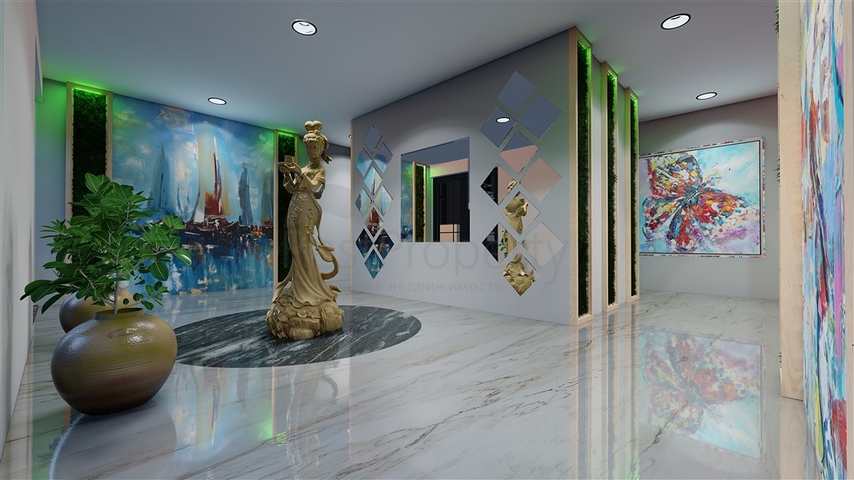 Квартира 2+1 в строящемся комплексе в районе Окурджалар