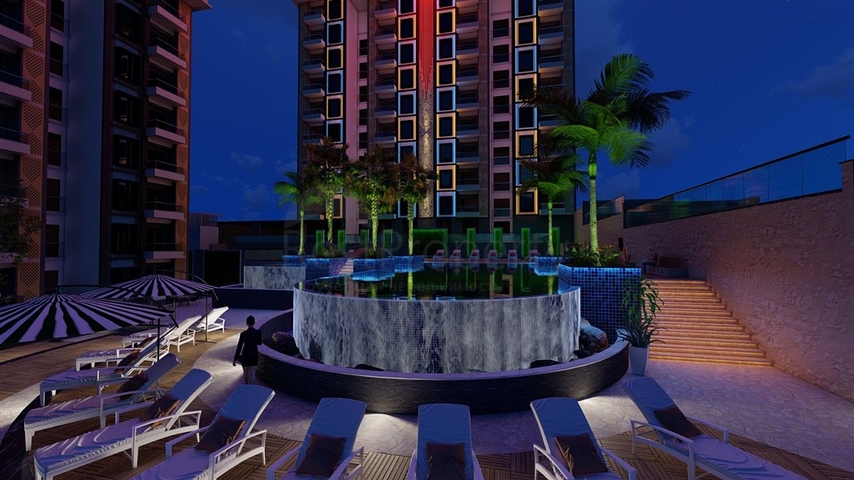 Квартира 2+1 в строящемся комплексе в районе Окурджалар