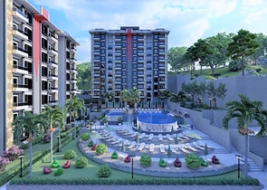 Квартира 2+1 в строящемся комплексе в районе Окурджалар