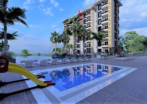 Квартира 2+1 в строящемся комплексе в районе Окурджалар