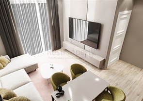 Квартира 2+1 в строящемся комплексе в районе Окурджалар