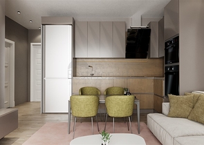 Квартира 2+1 в строящемся комплексе в районе Окурджалар