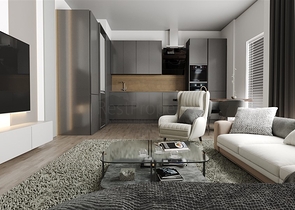 Квартира 2+1 в строящемся комплексе в районе Окурджалар