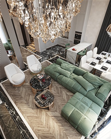 Вилла премиум класса в районе Тепе