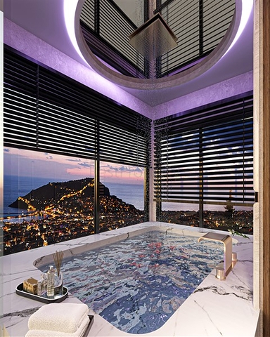 Вилла премиум класса в районе Тепе