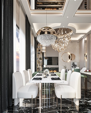 Вилла премиум класса в районе Тепе