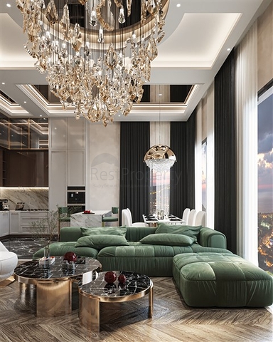 Вилла премиум класса в районе Тепе