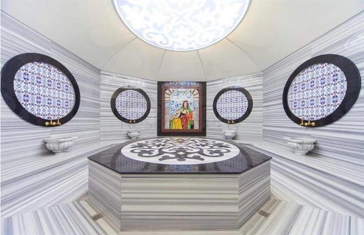 Меблированная квартира 1+1 с красивым видом на море в районе Каргыджак