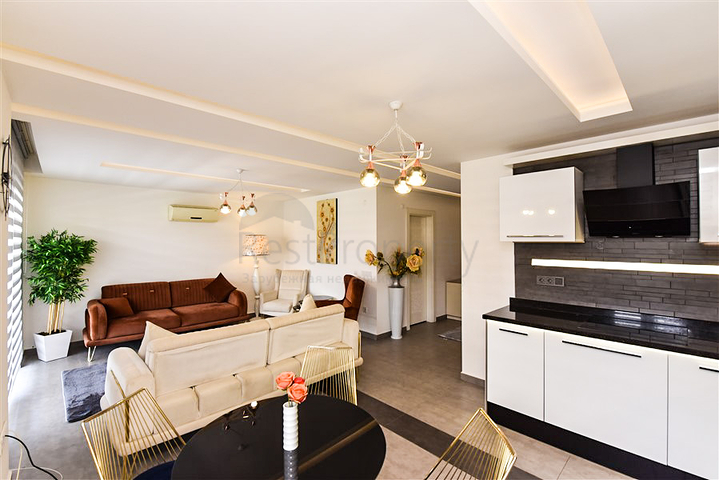 Просторная квартира 2+1 в районе Оба