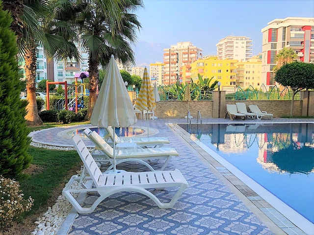 Квартира – студия в аренду, в районе Махмутлар