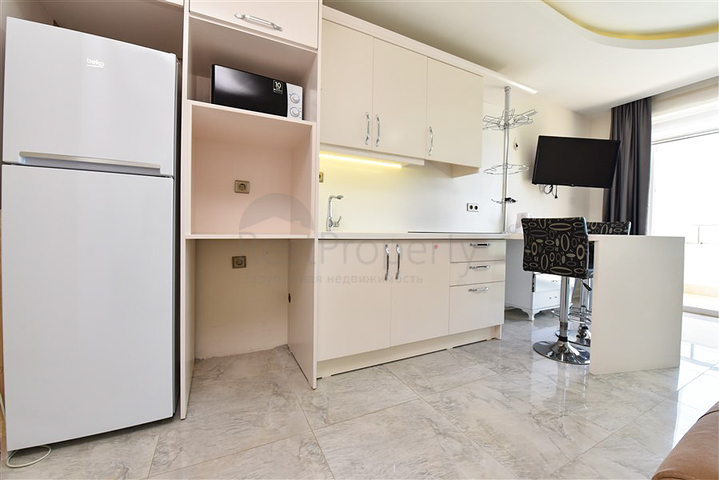 Квартира – студия в аренду, в районе Махмутлар