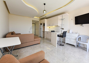 Квартира – студия в аренду, в районе Махмутлар