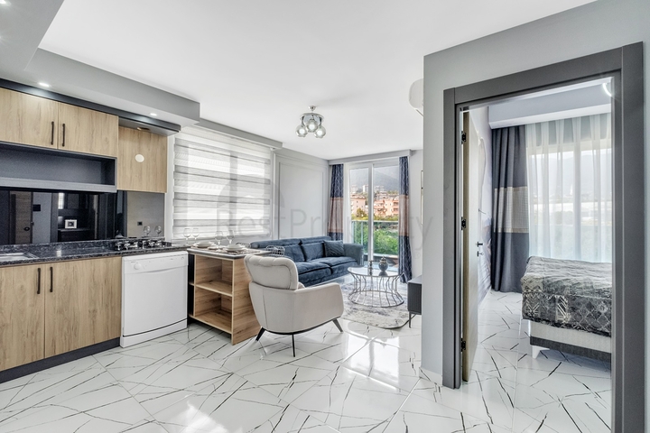 Уютные апартаменты 1+1 в Оба