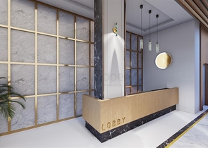 Просторная квартира планировкой 1+1 в строящемся доме в районе Махмутлар