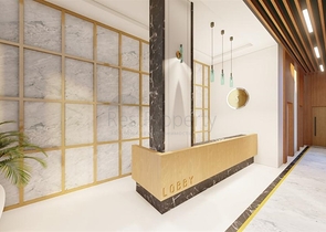 Просторная квартира планировкой 1+1 в строящемся доме в районе Махмутлар