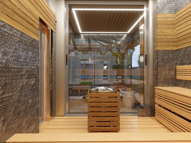 Квартира 1+1 в комплексе в комплексе прмиум класса в районе Махмутлар