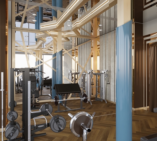 Квартира 1+1 в комплексе в комплексе прмиум класса в районе Махмутлар