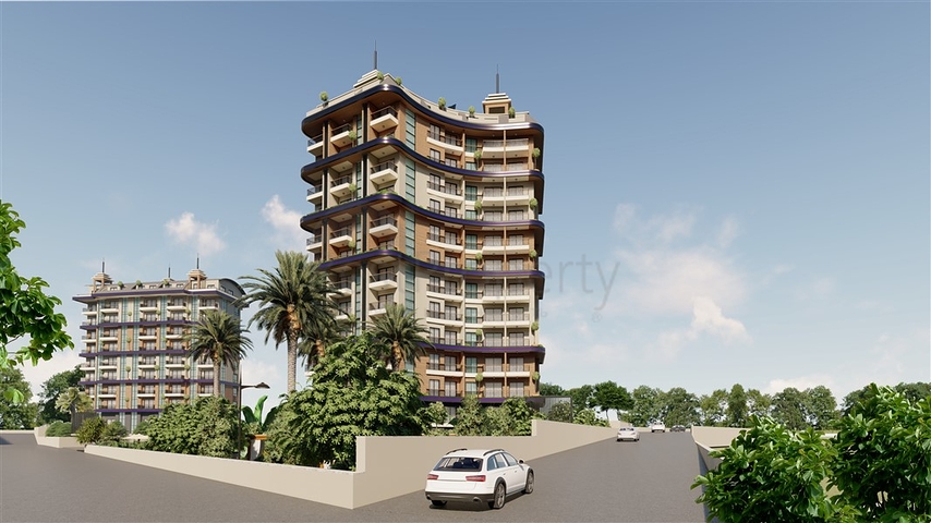 Квартира 1+1 в районе Махмутлар