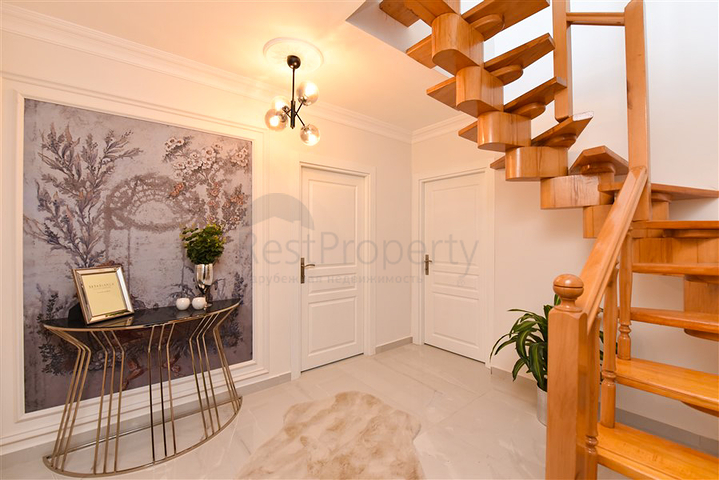 Пентхаус 3+1 всего в 300 метрах от Средиземного моря в районе Оба