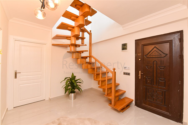 Пентхаус 3+1 всего в 300 метрах от Средиземного моря в районе Оба