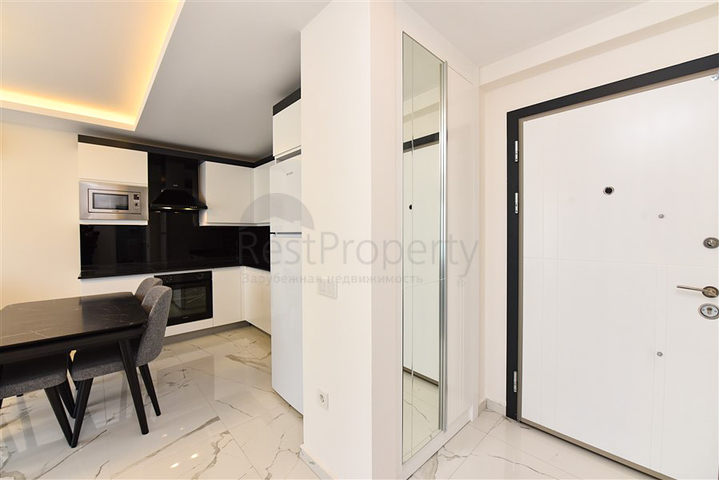 Квартира планировкой 1+1 в районе Махмутлар