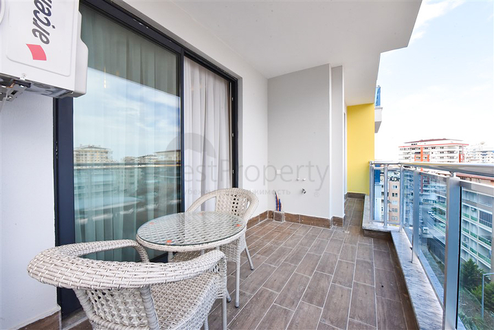 Квартира планировкой 1+1 в районе Махмутлар