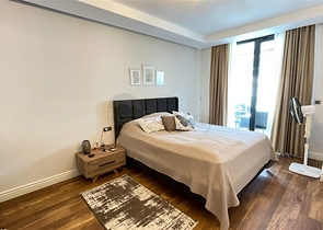 Квартира 1+1 с видом на море в европейском районе Кестель