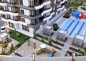 Квартира 1+1 в районе Авсаллар