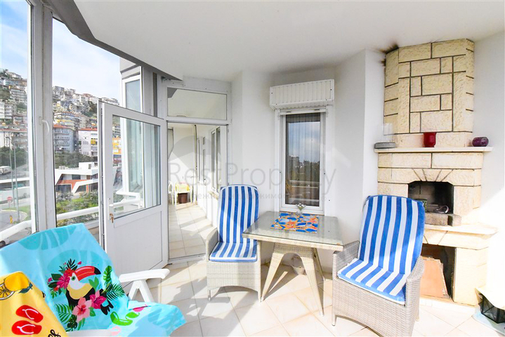 Квартира планировки 2+1 сдается в аренду в центре Алании