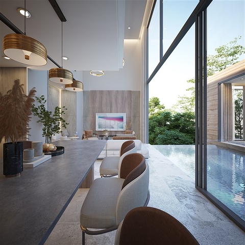 Тропический оазис комфорта и спокойствия на склоне холма в Лаяне