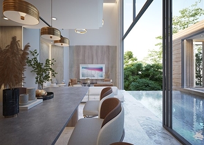 Тропический оазис комфорта и спокойствия на склоне холма в Лаяне