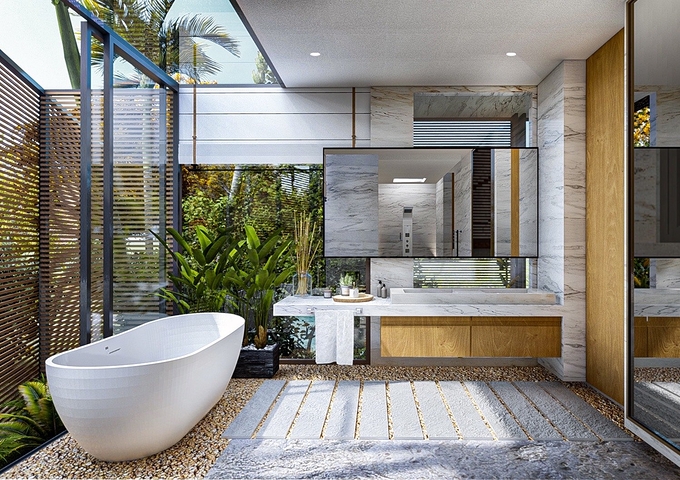 Виллы на этапе строительства рядом с Банг Тао