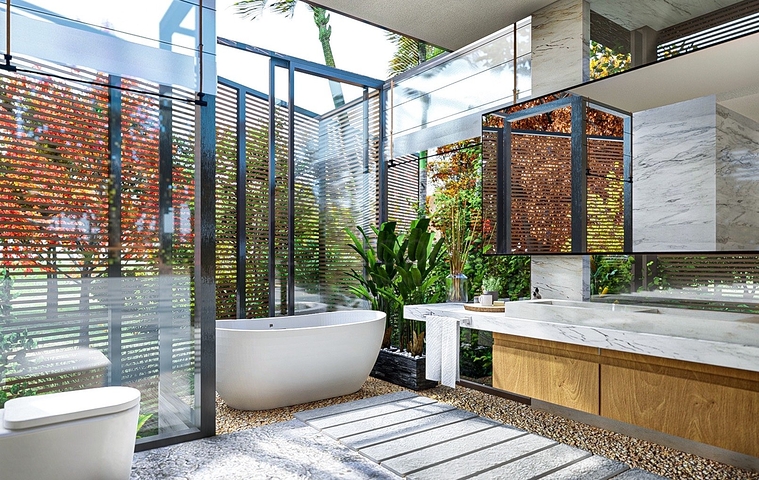 Виллы на этапе строительства рядом с Банг Тао