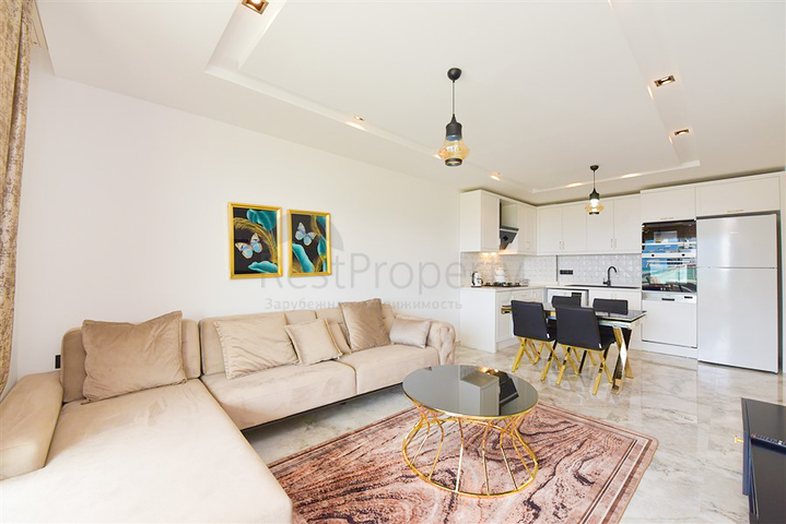 Меблированная квартира 1+1 в новом комплексе в районе Каргыджак