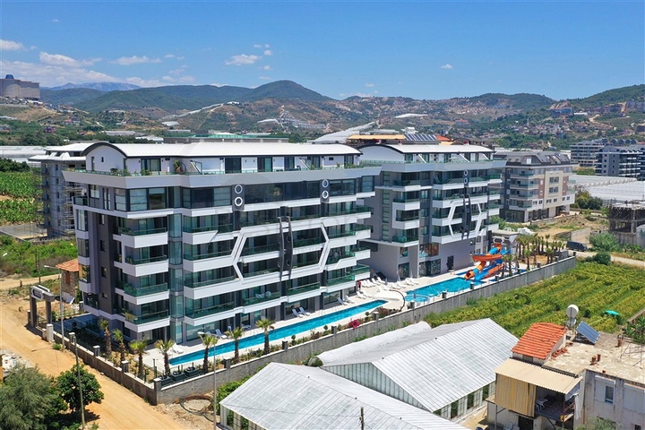 Меблированная квартира 1+1 в новом комплексе в районе Каргыджак