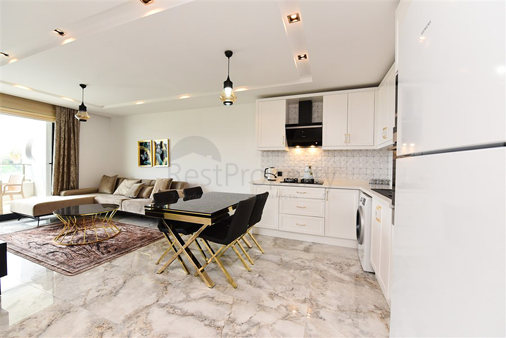 Меблированная квартира 1+1 в новом комплексе в районе Каргыджак