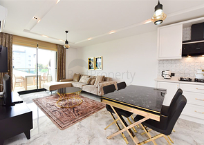 Меблированная квартира 1+1 в новом комплексе в районе Каргыджак