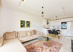 Меблированная квартира 1+1 в новом комплексе в районе Каргыджак