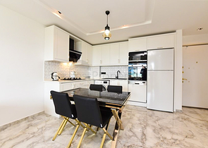 Меблированная квартира 1+1 в новом комплексе в районе Каргыджак