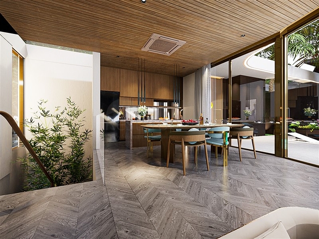 Новые 3-4 спальные виллы с бассейном на Лаяне