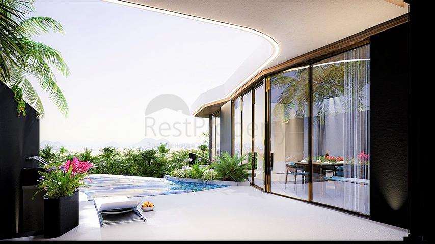 Новые 3-4 спальные виллы с бассейном на Лаяне