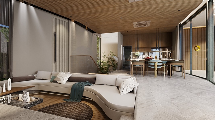 Новые 3-4 спальные виллы с бассейном на Лаяне