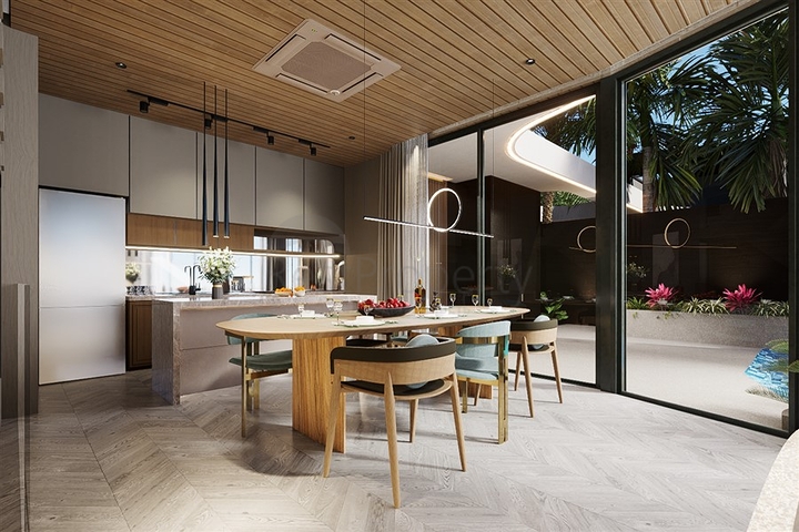 Новые 3-4 спальные виллы с бассейном на Лаяне