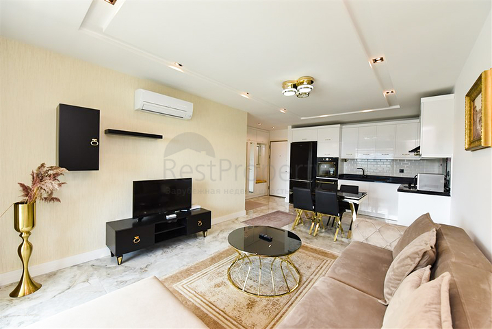 Шикарная квартира планировкой 1+1 в районе Каргыджак