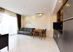 Уютная квартира 1+1 в популярном жилом комплексе в районе Махмутлар