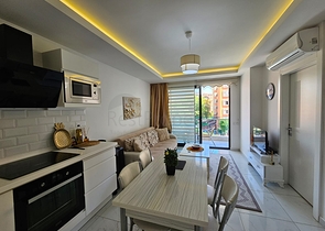 Квартира 1+1 рядом с пляжем Клеопатра