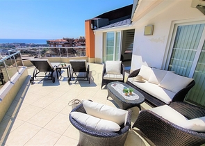 Пентхаус 4+1 в районе Джикджилли с видовыми характеристиками на море