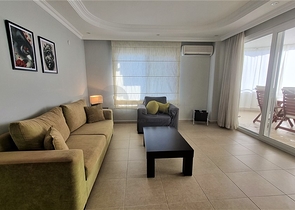 Пентхаус 3+1 с видом на море в районе Джикджилли