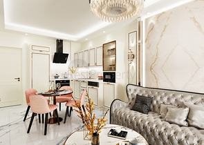 Квартира 1+1 в районе Клеопатра под ВНЖ