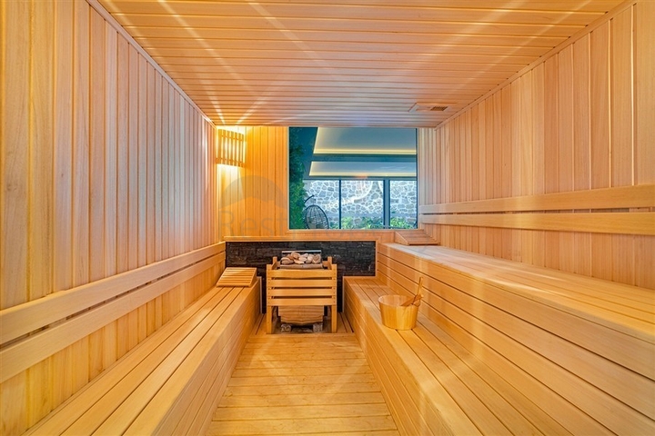 Квартира 2+1 с видом на море в Махмутларе